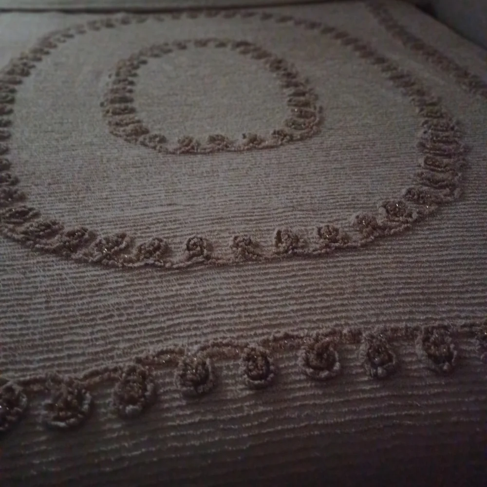 Chenille bedspread full size vintage bedspread 90x100